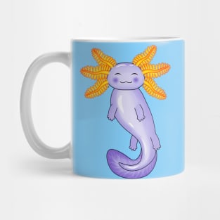 Purple Blue Axolotl Mug